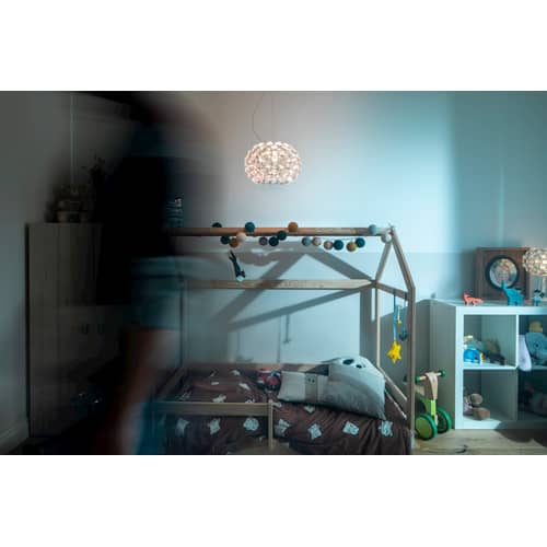 Pendelleuchte Caboche Plus plastikmaterial transparent Small / LED - Ø 31 cm - Foscarini - Transparent - PMMA
