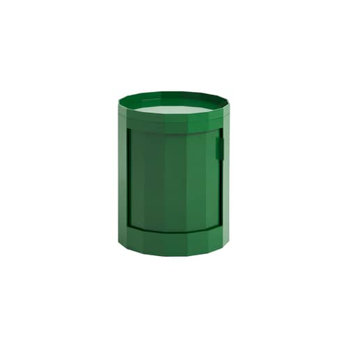 Portaoggetti Facet Low materiale plastico verde / H 48 cm - 1 Porta - Hay - Verde - ABS riciclato