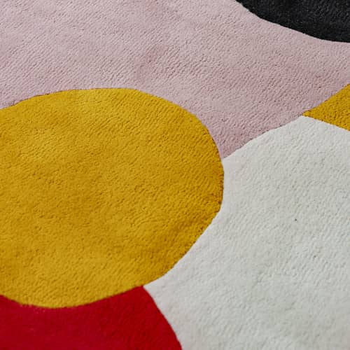 Tapis Blooming Flowers / 210 x 140 cm - Laine tuftée main - COLORTHERAPIS - 210 x 140 cm / Multicolore - Laine de Nouvelle-Zélande