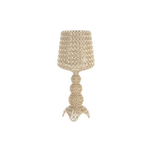 Bodenleuchte Mini Kabuki LED plastikmaterial beige / H 70 cm - Kartell - Beige - Polycarbonat 2.0