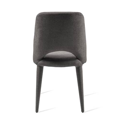 Chaise rembourrée Holy - Pols Potten - Gris foncé - Métal, Mousse, Tissu polyester