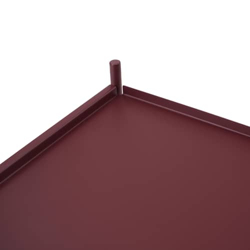 Rul Dresser metal purple / Removable Trays - Normann Copenhagen - Burgundy - MDF, Powder coated steel