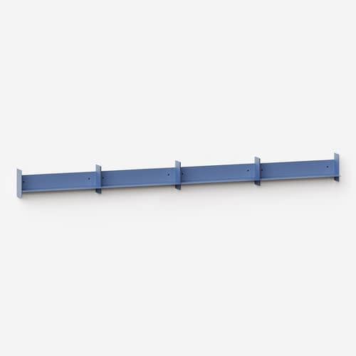 Etagère Pli / L 60 x P 15 cm - TIPTOE - Bleu Roche - Acier thermolaqué