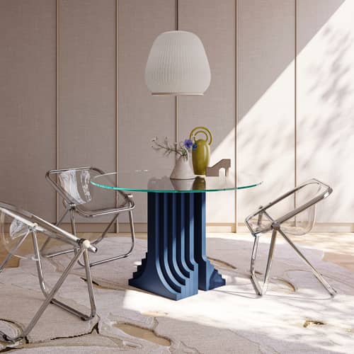 Fauteuil pliant Plona / Giancarlo Piretti, 1970 - ANONIMA CASTELLI - Transparent - Aluminium poli, Plexiglas