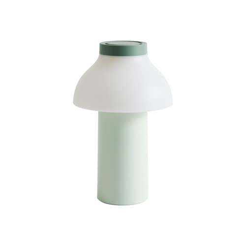 Kabellose, wiederaufladbare Außenlampe PC Portable n°2 plastikmaterial grün / Pierre Charpin - Hay - Sanfte Minze / Weiß - ABS, Polypropylen