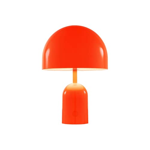 Lampada senza fili ricaricabile Bell LED materiale plastico arancione - Tom Dixon - Arancione fluorescente - ABS