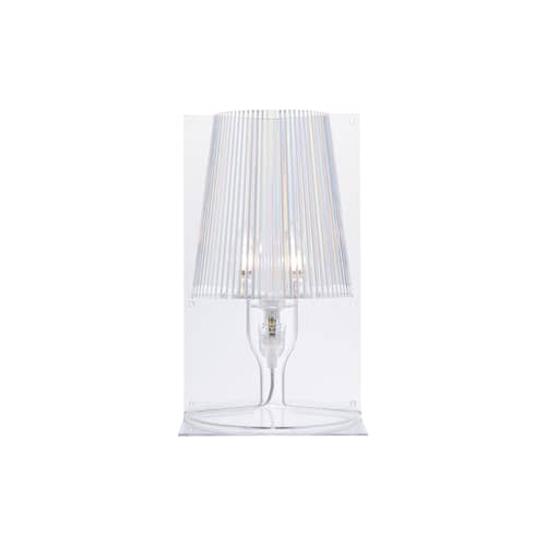 Lampe de table Take plastique transparent / Polycarbonate 2.0 - Ferruccio Laviani, 2003 - Kartell - Cristal - Polycarbonate 2.0