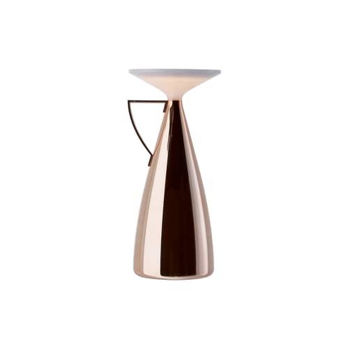 Lampe sans fil rechargeable Camomille LED cuivre / By Philippe Starck - Recyclé - Kartell - Cuivre métallisé - PMMA recyclé