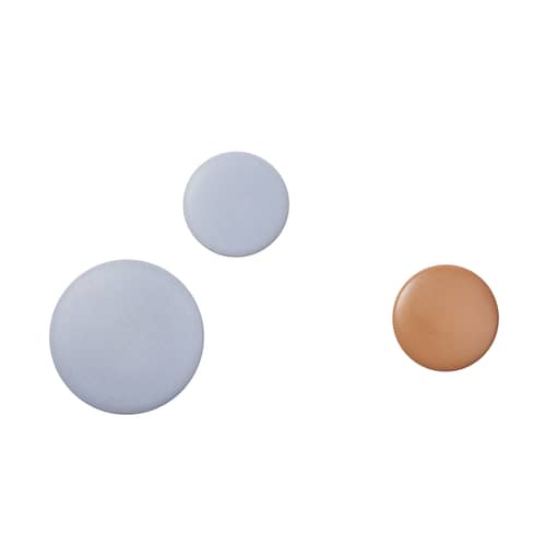 Patère The Dots Ceramic céramique bleu / Medium - Ø 13 / Lars Tornoe, 2007 - Muuto - Bleu ciel - Faïence émaillée