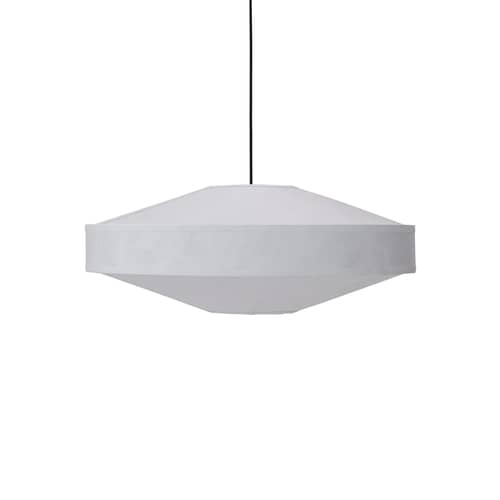 Pendelleuchte Kite papierfaser weiß / Ø 75 cm - Tyvek - NEW WORKS - Weiß - Stahl, Tyvek