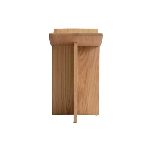 Tabouret Brutus / Chêne - L 60 cm - 101 COPENHAGEN - Chêne naturel - Chêne massif
