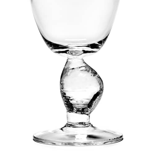Weißweinglas Out of Lines glas transparent / Set von 4 - Serax - Transparent - mundgeblasenes Glas