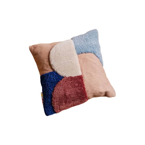 Coussin Balance / 45 x 45 cm - Laine tissée main - COLORTHERAPIS - Balance - Coton, Laine de Nouvelle-Zélande