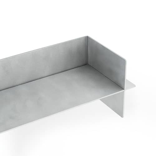 Etagère murale Alu métal / L 80 cm - Normann Copenhagen - L 80 cm - Aluminium brossé