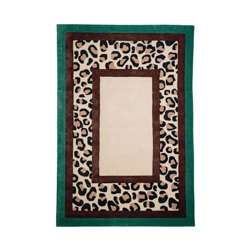 Teppich Green Safari textil bunt / 210 x 140 cm – handgetuftet - COLORTHERAPIS - 210 x 140 cm - Neuseeländische Schurwolle