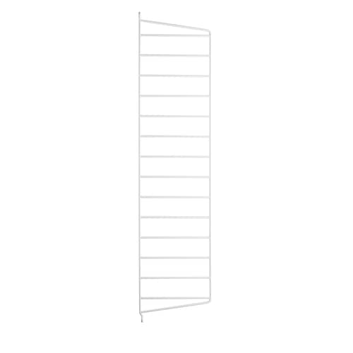  Wall mount metal white / Set of 2 - H 75 x D 20 cm - String Furniture - White - Lacquered steel