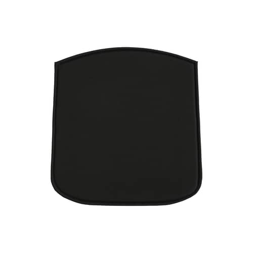 Armlehne  textil schwarz / Sitzkissen für Stuhl & Sessel Deville - Hay - Anthrazit - Olefin Stoff, Polyurethan-Schaum