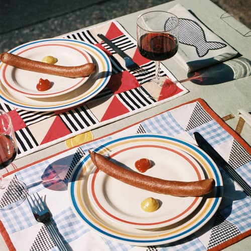 Assiette à dessert Sobremesa / Ø 18,5 - Set de 2 / Grès - Hay - Rouge - Grès émaillé