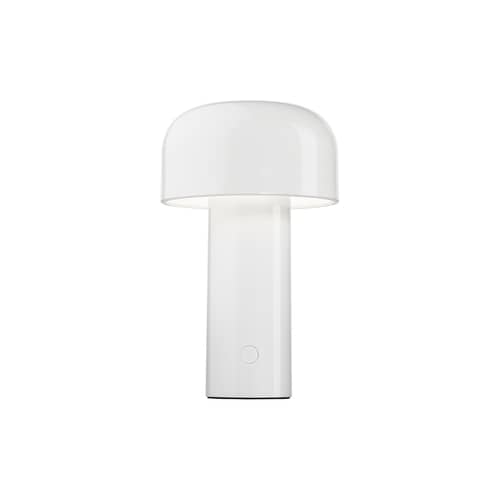 Lampe sans fil rechargeable Bellhop plastique blanc - Flos - Blanc - Polycarbonate