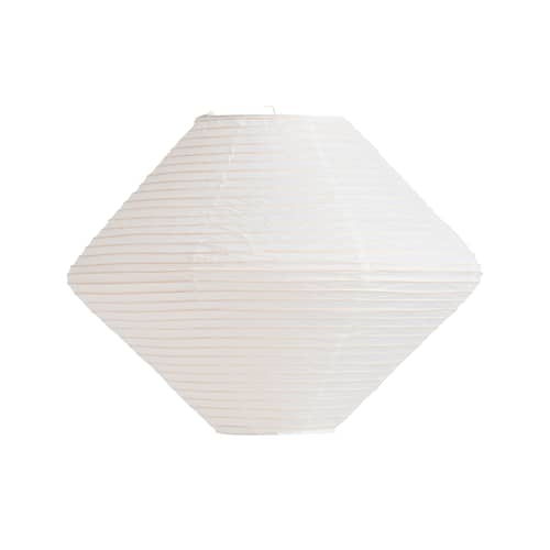 Paralume Paper Shade Diamond carta bianco / Ø 50 cm- Senza sistema elettrico - Hay - Ø 50 cm / Bianco - Bambù, Carta
