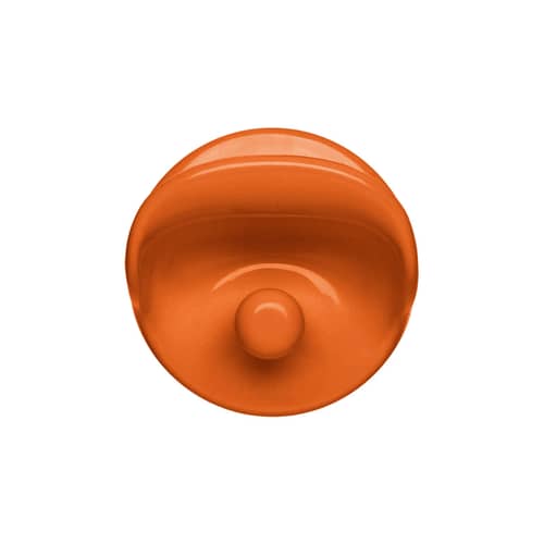 Patère / Réédition 1972 - Ø 10,5 cm - Kartell - Orange - ABS