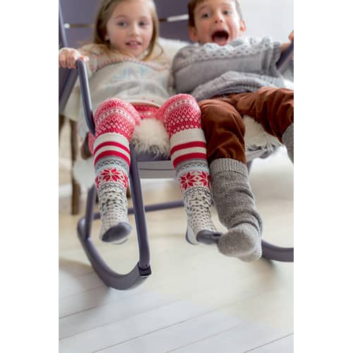 Sedia a dondolo Luxembourg metallo blu / Alluminio - Fermob - Blu Acapulco - Alluminio laccato