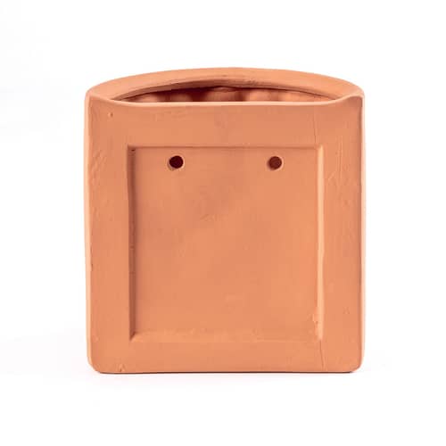 Vaso a muro Magna Graecia - Dorico ceramica arancione / Dorico - L 25 x H 25 cm - Seletti - Dorico - Terracotta