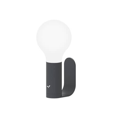  Accessory metal black / For Aplô LED cordless lamp - Fermob - Anthracite - Aluminium
