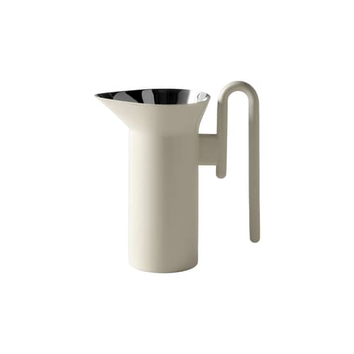 Momento JH38 Carafe metal white / Jaime Hayon - 1 L - &tradition - Ivory - Steel