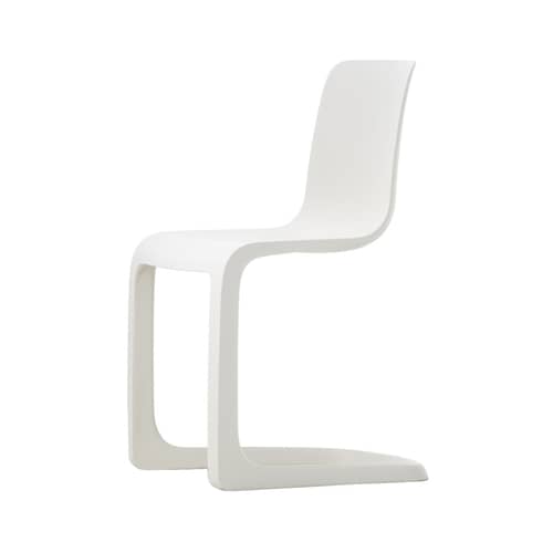 Chaise EVO-C plastique blanc - Vitra - Ivoire - Polypropylène