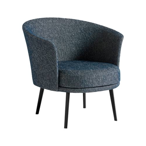 Poltrona girevole Dorso di Hay blu Made In Design