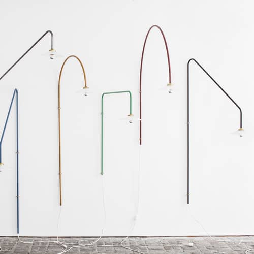 Wandleuchte mit Stromkabel Hanging Lamp n°4 metall gold / H 180 x B 90 cm - valerie objects - Messing - Glas, Stahl