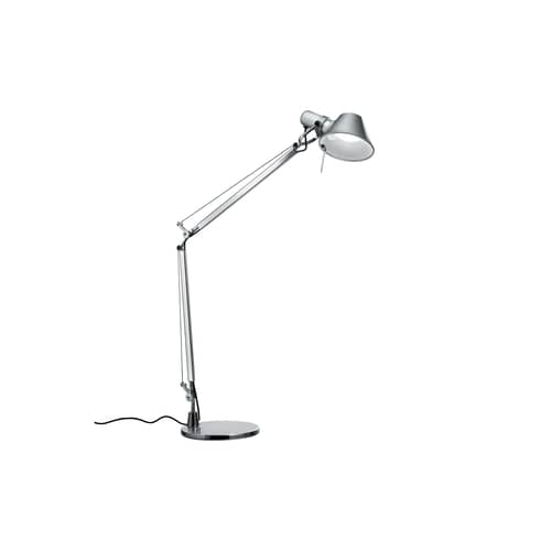 Lampada da tavolo Tolomeo LED metallo / Con rilevatore di movimento - Artemide - Allluminio /  Con rilevatore di movimento - Alluminio
