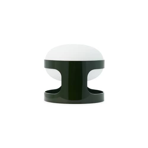 Lampe de table KD28 plastique vert / Joe Colombo, 1967 - Recyclé - Kartell - Vert forêt - PMMA recyclé
