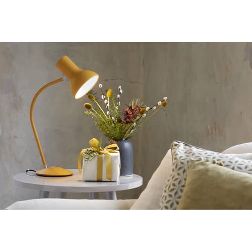 Lampe de table Type 75 Mini / H 46 cm - Anglepoise - Or Curcuma - Acier, Aluminium, Fonte
