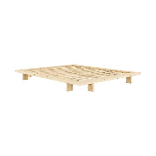 Lit double Japan / Pour matelas 160 x 200 cm - KARUP DESIGN - Pin clair - Pin massif certifié FSC