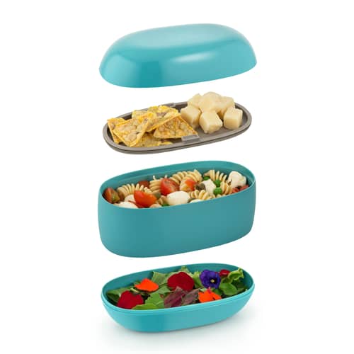 Alessi Food à porter Lunch box - grey | Made In Design UK