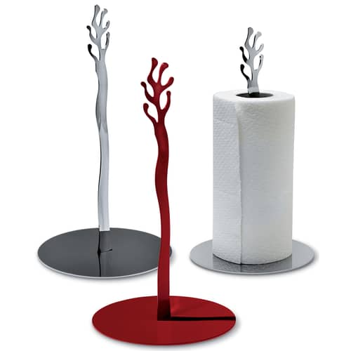 Porte-rouleau essuie-tout Mediterraneo métal - Alessi - Acier - Acier inoxydable