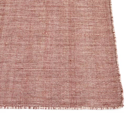 Tapis d\'extérieur Haze rouge / 170 x 240 cm - Hay - Rouge fer - Polyester recyclé, Viscose