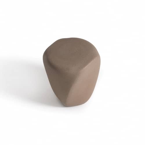 Tavolino d\'appoggio Reborn materiale plastico beige 40 x 42 x H 45 cm - 100% riciclato - Slide - Mandorla beige - Ecothylene riciclato