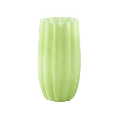 Vase Melon Large verre vert / Ø 20,5 x H 38 cm - POLSPOTTEN - Vert - Verre peint