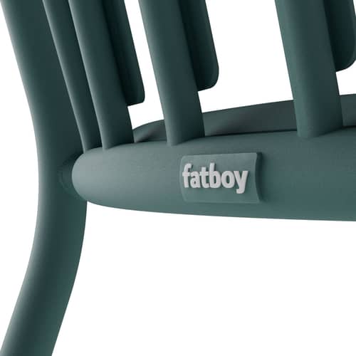 Fauteuil empilable Fred\'s métal vert - Fatboy - Sauge foncé - Aluminium