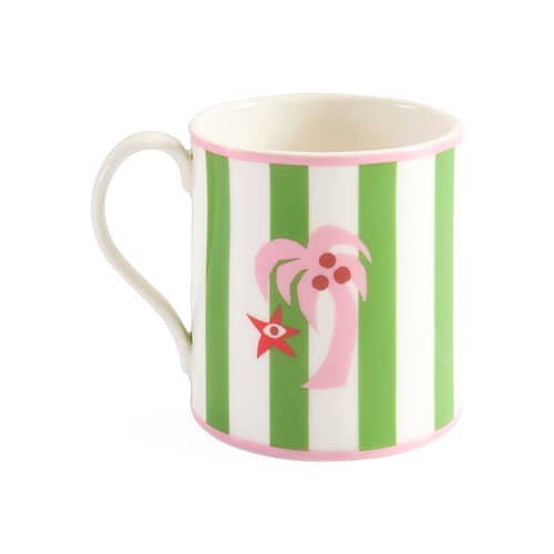Set de 4 mugs Playa céramique - Jonathan Adler - Set de 4 mugs Playa céramique - Porcelaine