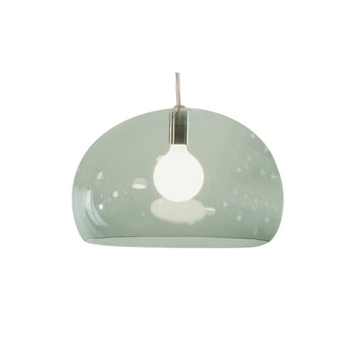 Pendelleuchte FL/Y plastikmaterial grün / Ø 52 cm - Kartell - Salbeigrün - PMMA