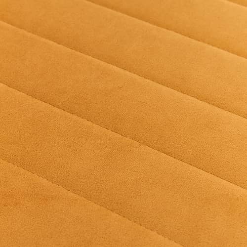 Pouf enfant Essaouira / Eco-velours - NOBODINOZ - Ocre - Eco-velours, Polystyrène expansé
