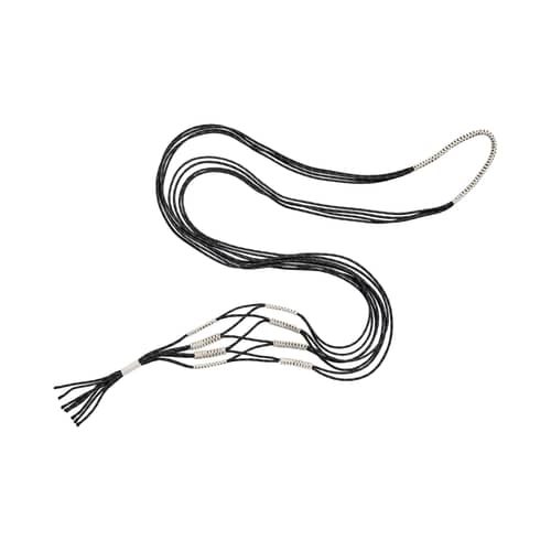 Support pour pot de fleurs Phanta tissu noir / Polyester recyclé / Seconde vie - Hay - Noir - Polyester recyclé
