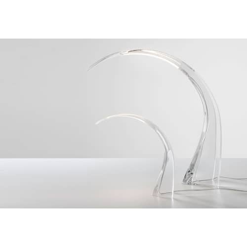 Taj Mini LED Table lamp plastic material transparent - Kartell - Transparent - PMMA