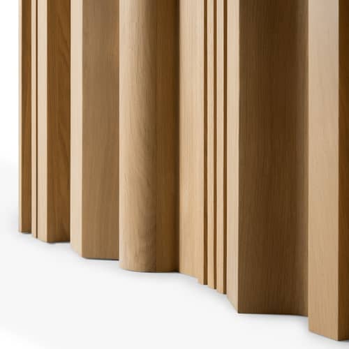 Table rectangulaire Sequence bois naturel / 240 x 110 cm - 10 personnes - Ethnicraft - Chêne - Chêne massif