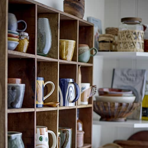 Tasse Paula céramique vert - Bloomingville - Terracotta / Vert - Grès