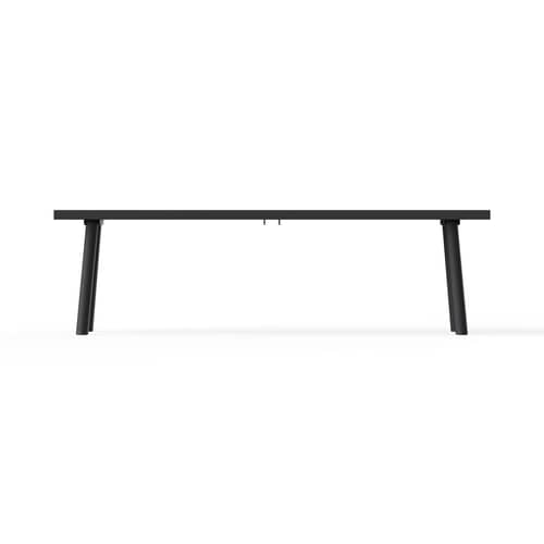 Banc Fred\'s métal noir / L 160 cm - 3 places - Fatboy - Anthracite - Aluminium